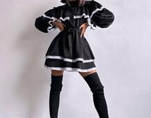 Сукня декорована мереживом | PUSHKA SHOP