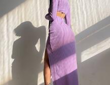 Трикотажный комплект: топ с чашечками push up + юбка миди с разрезом Трикотажный комплект: топ с чашечками push up + юбка миди с разрезом | PUSHKA SHOP