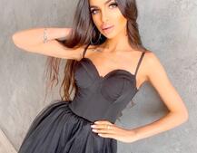 Платье-бюстье с чашечками и пышной юбкой Платье-бюстье с чашечками и пышной юбкой | PUSHKA SHOP