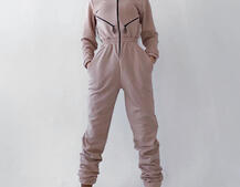 Приталенный комбинезон на молнии  Приталенный комбинезон на молнии  | PUSHKA SHOP