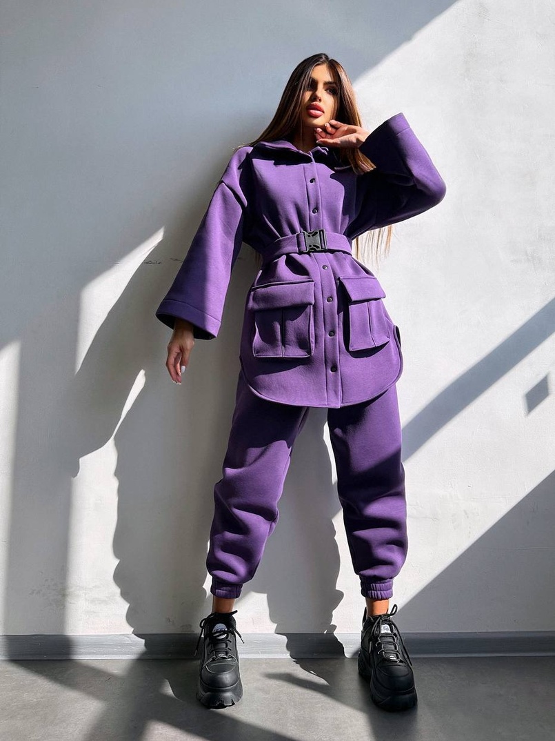 Комплект: тепла сорочка на кнопках + джоггери | PUSHKA SHOP