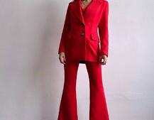 Костюм: піджак на підкладці, штани кльош+ жилет Костюм: піджак на підкладці, штани кльош+ жилет | PUSHKA SHOP