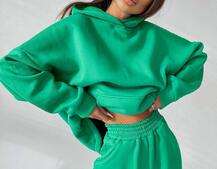 Тёплый костюм с расклешенными брюками Тёплый костюм с расклешенными брюками | PUSHKA SHOP