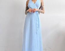 Муслиновое платье с запахом Муслиновое платье с запахом | PUSHKA SHOP