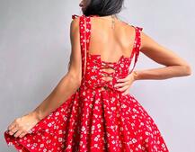 Корсетна сукня з подвійною спідницею  | PUSHKA SHOP