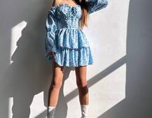 Сукня з чокером | PUSHKA SHOP