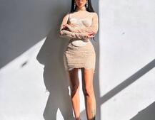 Комплект: мереживна сукня міні + корсет  | PUSHKA SHOP