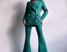 Костюм: піджак на підкладці, штани кльош+ жилет Костюм: піджак на підкладці, штани кльош+ жилет | PUSHKA SHOP