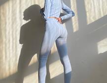 Трикотажний комплект: корсетний топ + легінси | PUSHKA SHOP