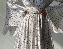 Сукня асиметричного крою з розкльошеними рукавами + корсет декорований стразами Ручна робота Сукня асиметричного крою з розкльошеними рукавами + корсет декорований стразами Ручна робота | PUSHKA SHOP