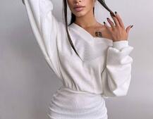 Сукня міні із теплого трикотажу Сукня міні із теплого трикотажу | PUSHKA SHOP