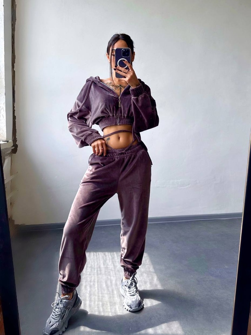 Велюровий комплект  | PUSHKA SHOP