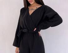 Комбінезон із широкими брюками з ангори Комбінезон із широкими брюками з ангори | PUSHKA SHOP