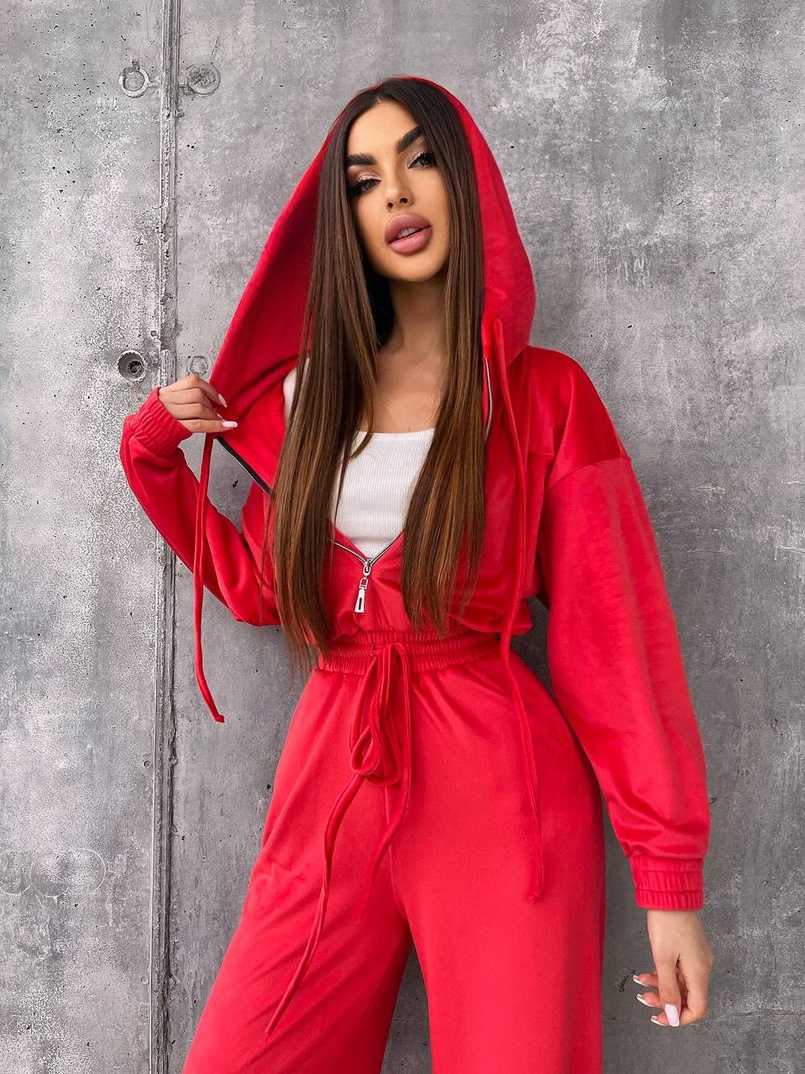 Велюровий комбінезон  | PUSHKA SHOP