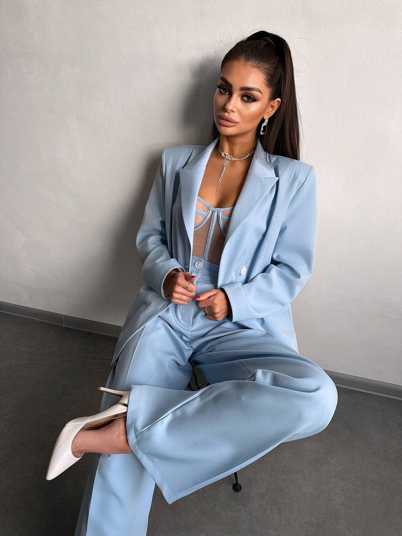 Костюм:  піджак на підкладці, штани+ корсет | PUSHKA SHOP