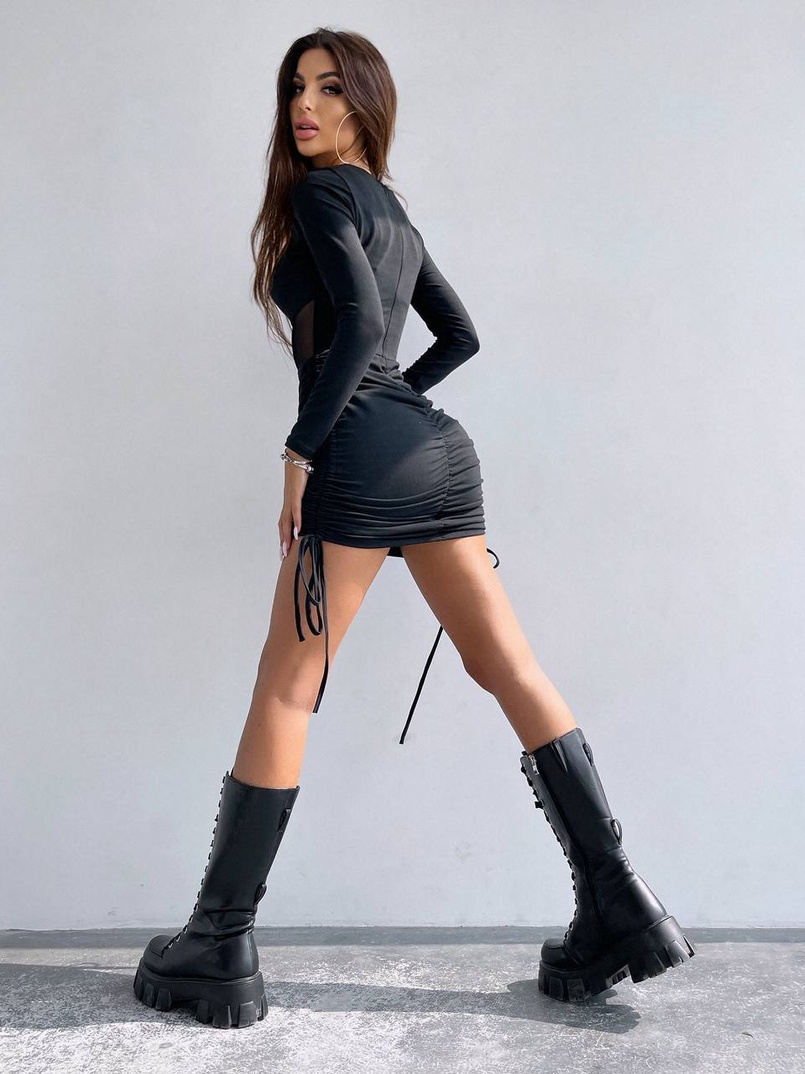 Облягаюча сукня з елементами корсету  Довжину спідниці можна регулювати  Облягаюча сукня з елементами корсету  Довжину спідниці можна регулювати  | PUSHKA SHOP