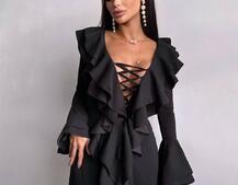 Сукня з воланами  | PUSHKA SHOP