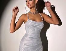 Сяючий комплект: корсет + спідниця міні з драпіруванням   | PUSHKA SHOP