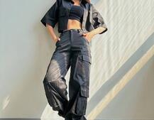 Комплект: сорочка та штани карго Комплект: сорочка та штани карго | PUSHKA SHOP