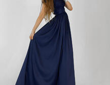 Платье-макси с кружевным верхом | PUSHKA SHOP