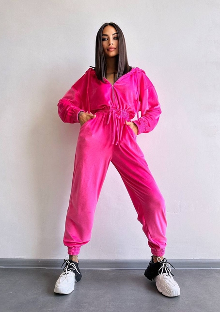 Велюровий комбінезон   | PUSHKA SHOP