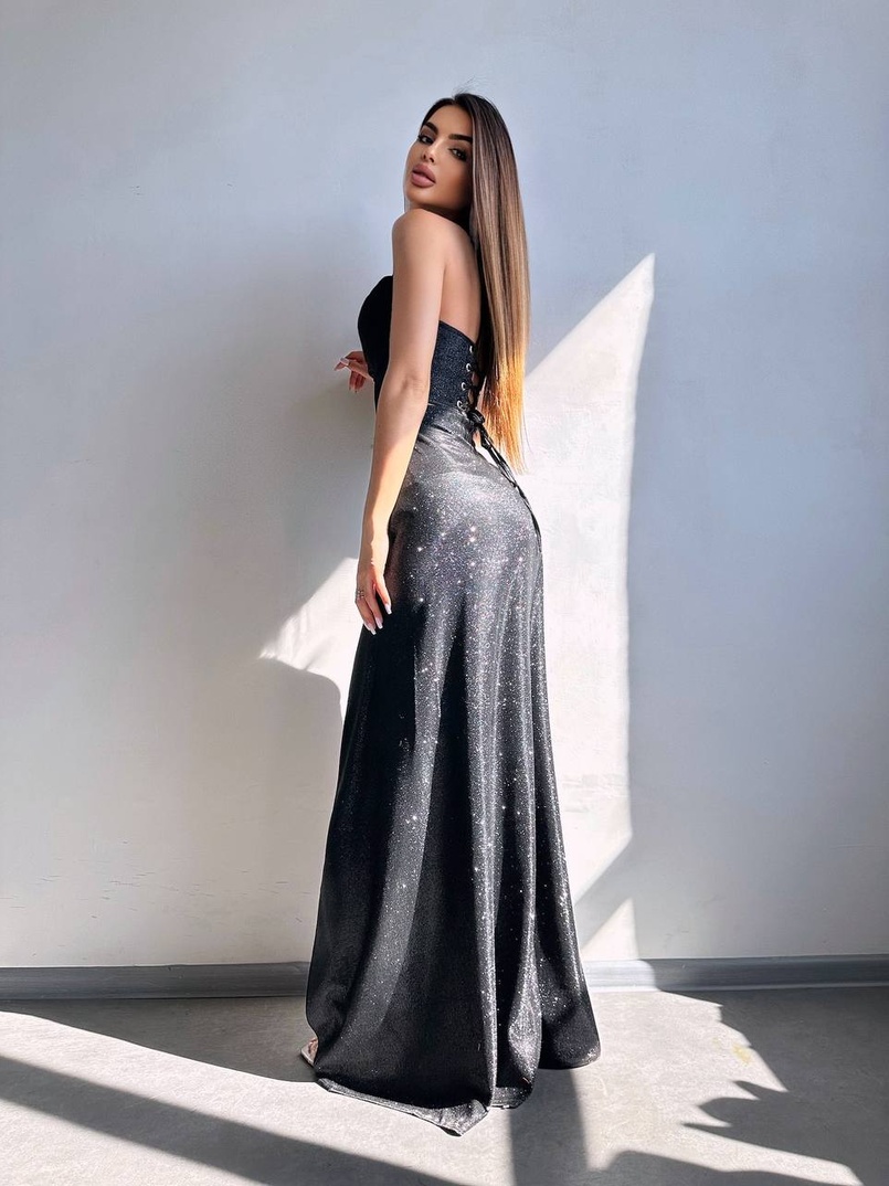 Сяючий комплект: корсет + спідниця максі Сяючий комплект: корсет + спідниця максі | PUSHKA SHOP