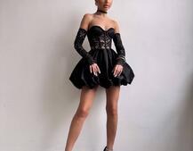 Комплект : мереживний корсет  з чашечками+ спідниця балон  | PUSHKA SHOP