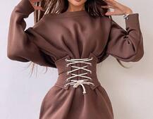 Тёплое уютное худи на флисе + корсет на шнуровке Можно носить с корсетом и без Тёплое уютное худи на флисе + корсет на шнуровке Можно носить с корсетом и без | PUSHKA SHOP