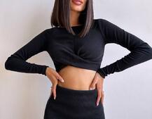 Комплект: топ + спідниця с розрізами Комплект: топ + спідниця с розрізами | PUSHKA SHOP