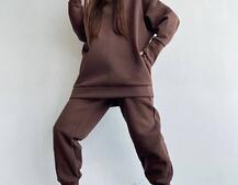 Тёплый комплект: худи + спортивные штаны Тёплый комплект: худи + спортивные штаны | PUSHKA SHOP