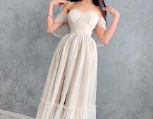 Платье-бюстье с пышной юбкой  | PUSHKA SHOP