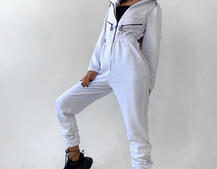 Приталенный комбинезон на молнии  | PUSHKA SHOP