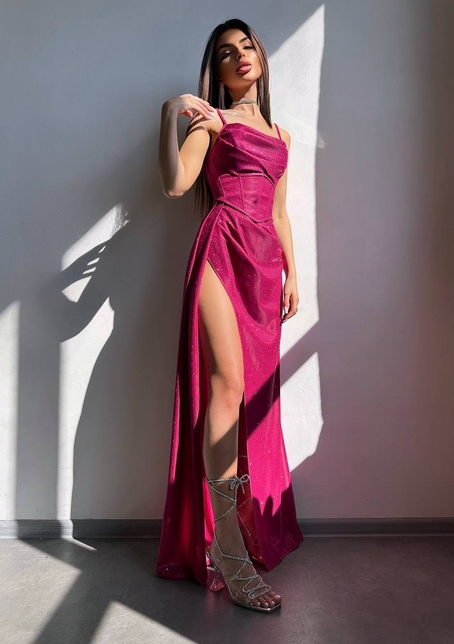 Сяючий комплект: корсет + спідниця максі | PUSHKA SHOP