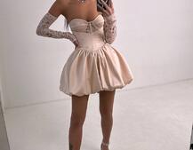 Комплект: мереживний корсет бюстьє + корсетна спідниця | PUSHKA SHOP