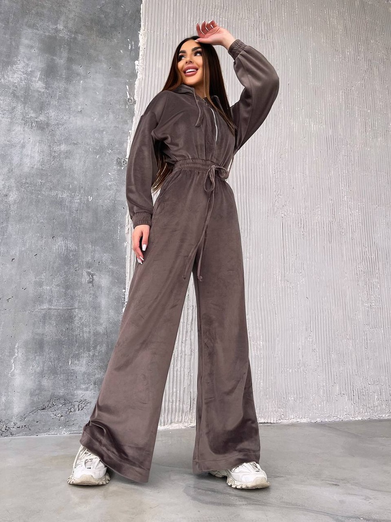 Велюровий комбінезон  | PUSHKA SHOP