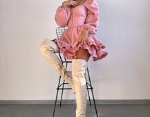 Лялькова сукня з пишною спідницею та корсетним верхом  | PUSHKA SHOP