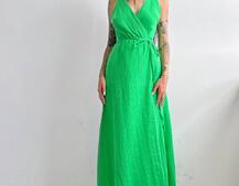 Муслиновое платье с запахом Муслиновое платье с запахом | PUSHKA SHOP