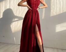 Платье-макси из сетки   с блестками Платье-макси из сетки   с блестками | PUSHKA SHOP