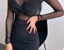 Сукня з драпіруванням  | PUSHKA SHOP