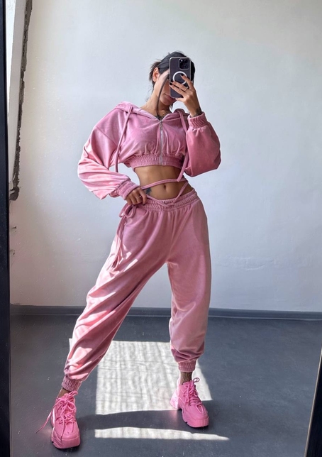 Велюровий комплект  | PUSHKA SHOP