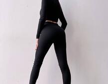 Трикотажний комплект: корсетний топ + легінси | PUSHKA SHOP