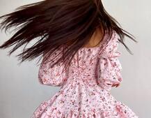 Квіткова сукня на ґудзиках з воланами Квіткова сукня на ґудзиках з воланами | PUSHKA SHOP