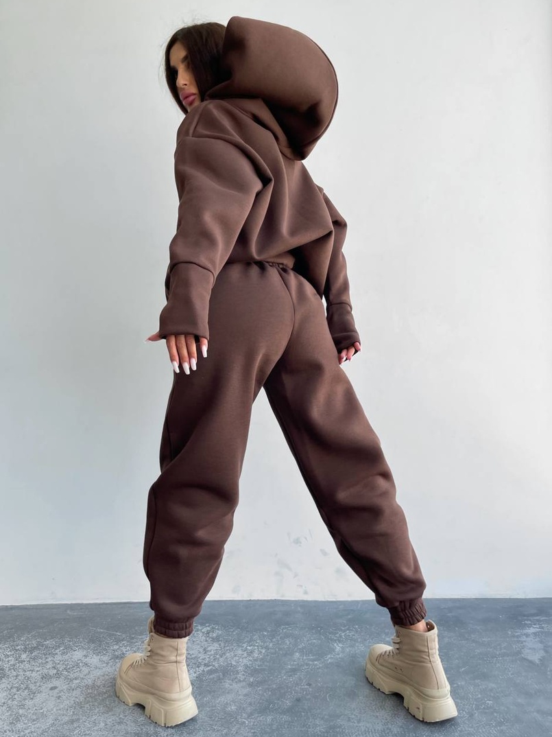 Тёплый комплект: худи + спортивные штаны Тёплый комплект: худи + спортивные штаны | PUSHKA SHOP
