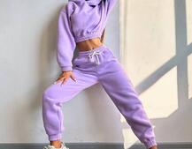 Базовий костюм на флісі з об'ємними капюшоном | PUSHKA SHOP