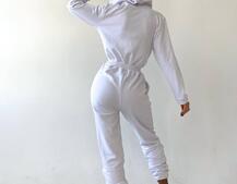 Приталенный комбинезон на молнии  | PUSHKA SHOP