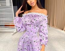 Шелковое платье,декорированное кружевом, в комплекте с корсетом Шелковое платье,декорированное кружевом, в комплекте с корсетом | PUSHKA SHOP