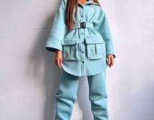 Комплект: тепла сорочка на кнопках + джоггери | PUSHKA SHOP