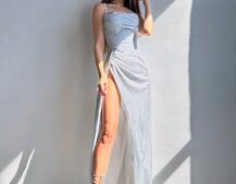 Сяючий комплект: корсет + спідниця максі | PUSHKA SHOP