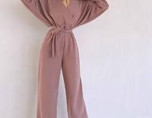 Комбінезон із широкими брюками з ангори | PUSHKA SHOP