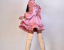 Лялькова сукня з пишною спідницею та корсетним верхом  | PUSHKA SHOP